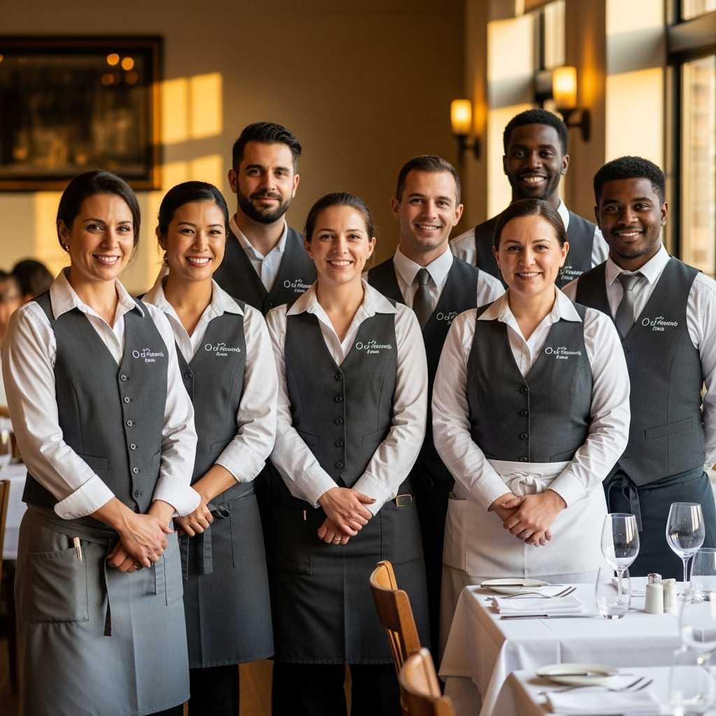 Service team group photo